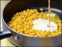 Chayotes con Elotes en Leche
