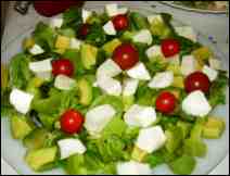 Ensalada de Lechuga con Aceitunas- Receta Vegetariana 