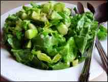 Ensalada de Lechuga y Apio- Receta Vegetariana Tradicional 