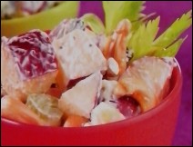 Ensalada de Manzana y Nuez Receta para Navidad