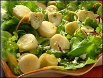 Ensalada de Palmitos con Aguacate Receta Navideña