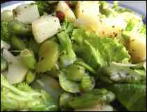 Ensalada de Papa y Apio- Receta Vegetariana 