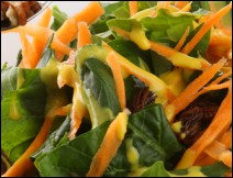 Ensalada de Zanahorias y Espinacas 
