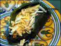Chiles Rellenos de Queso y Nopal