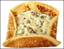 Crepas Rellenas de Champiñones
