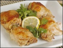 Muslos de Pollo al Limón Receta para Semana Santa