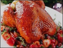Pavo de Frutos Rojos Receta para Navidad