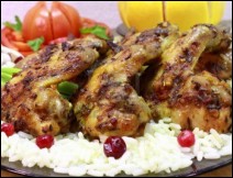 Pollo con Especias y Arándanos Receta Para Semana Santa