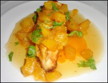 Pollo con Mermelada de Mango 