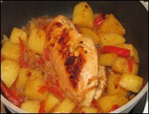 Pollo con Papas 