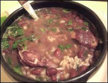 Carne de Puerco con Frijoles Negros
