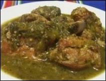 Carne de Puerco y Verdolagas 