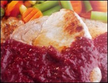 Chuletas en Salsa de Frambuesa y Zarzamora 