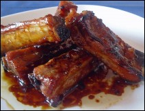Costillas de Cerdo en Salsa Picante 