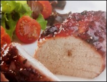 Lomo de Puerco en Salsa de 4 Moras 