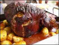 Pierna de Cerdo de Nochebuena al Horno