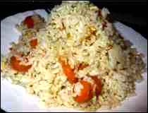 Arroz con papa y zanahoria al estilo Tamaulipas- Receta típica de Valle Hermoso, Tamaulipas