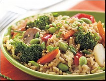 Arroz Integral con Verduritas para Semana Santa