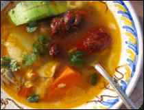 Caldo Tlalpe&ntilde;o Chilango- Receta del Distrito Federal