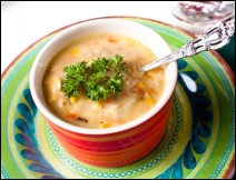 Chowder de Salmón a Mexicana 