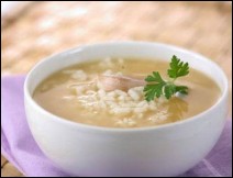 Consomé con Arroz 
