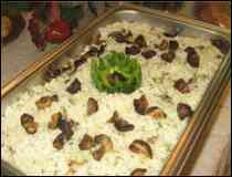 Corona de Arroz con Champi&ntilde;ones - Receta Tradicional Mexicana