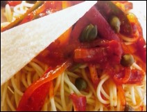 Espagueti con Verduras