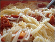 Fideos Con Chorizo Estilo Distrito Federal 