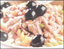 Pasta con Atún Receta Navideña