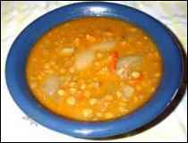 Sopa de Lentejas y Pasta - Receta al Estilo Durango
