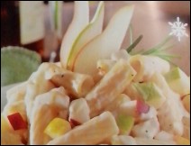 Pasta con Pera y Queso Receta para Navidad