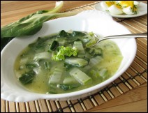Sopa de Acelgas Típica del Distrito Federal 