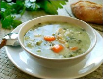 Sopa de Apio con Cazahuate Morelense - Receta Morelense - GuiaDeTacos.com ::México::