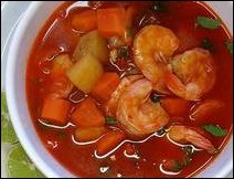 Sopa de Camarones Oaxaqueña - Receta Oaxaqueña - GuiaDeTacos.com ::México::