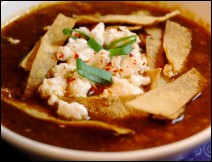 Sopa de Tortillas Con Tuétano y Queso Hidrocálida 