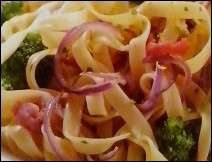 Tallarines con Brócoli Receta para Navidad