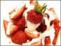 Fresas con Crema de Guanajuato - Postre Típico del municipio de Irapuato