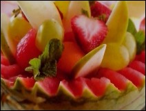 Frutas y Licor de Cereza Receta para Navidad