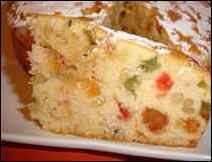 Pastel de Fruta Confitada