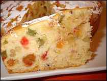 Pastel casero de Frutas