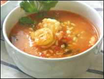 Sopa de Langostinos – Receta de Marisco Mexicana