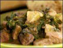Nopales con Carne de Cerdo en Verdolagas