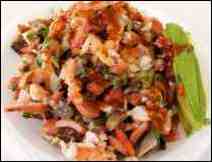 Ceviche de Pescado con Nopales