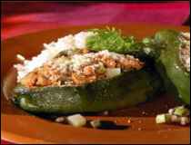 Chiles Poblanos con Sardina