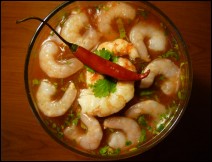 Coctel de Ostiones y Camarones para Cuaresma