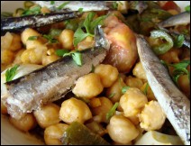 Ensalada de Garbanzos y Sardinas Receta Para Semana Santa