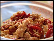 Ensalada de Pimiento Morrón y Bacalao Receta para Semana Santa