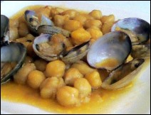 Garbanzos con Almejas Receta Para Semana Santa