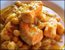 Garbanzos con Salmón Receta Para Semana Santa
