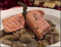Habas Frescas con Salmón Ahumado Receta Para Semana Santa